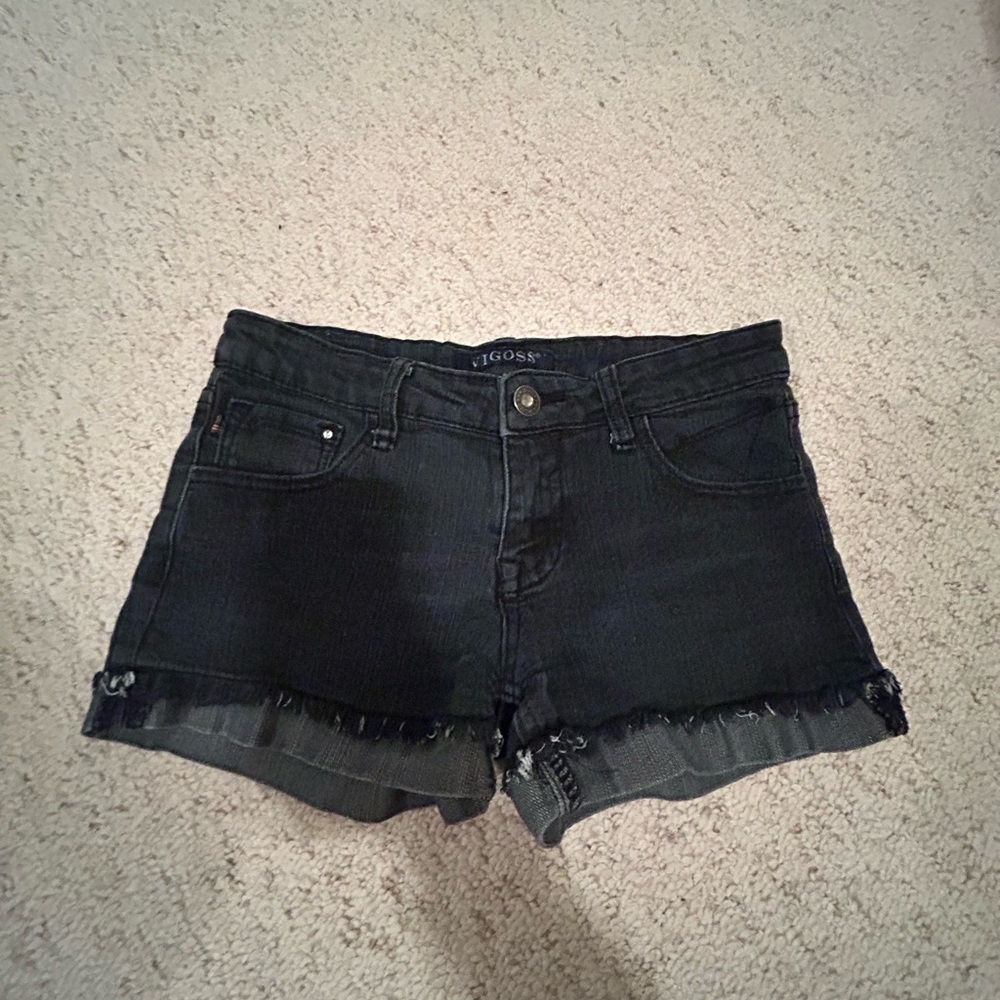 Girls vigoss black Jean shorts